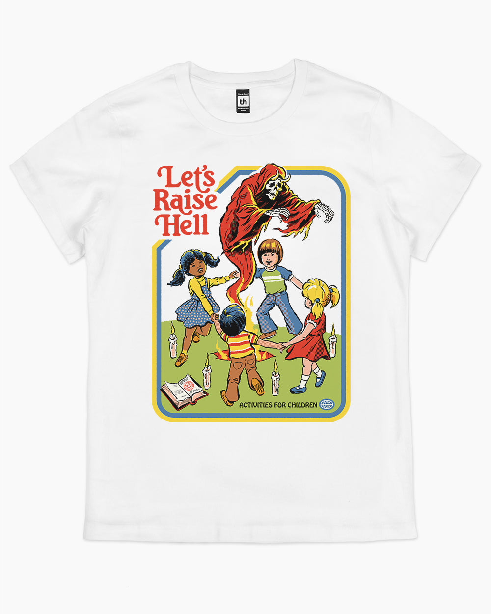 Let's Raise Hell T-Shirt Australia Online #colour_white