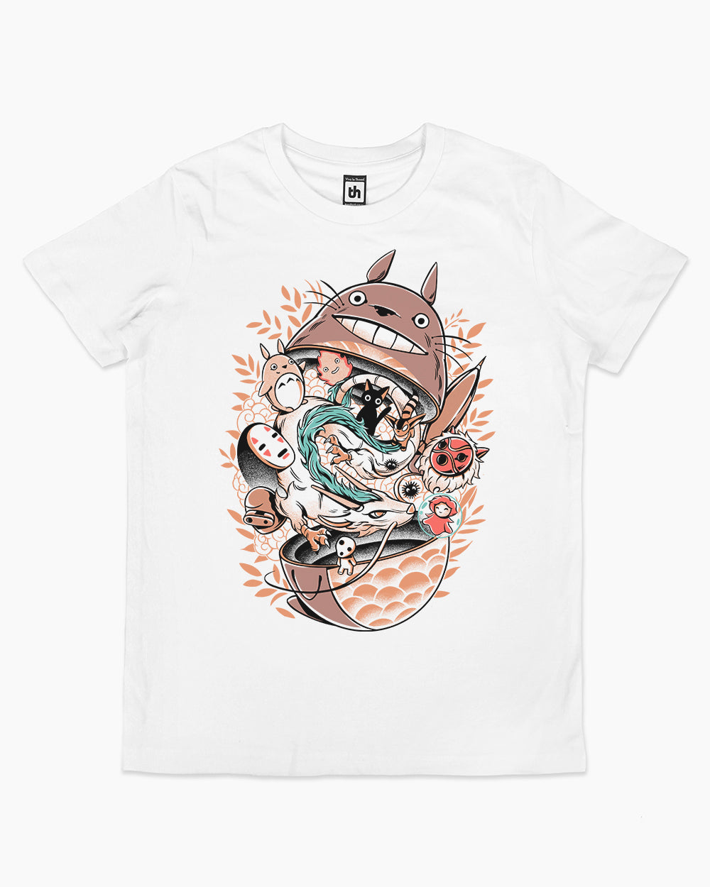 Matrioshka Ghibli Kids T-Shirt Australia Online #colour_white