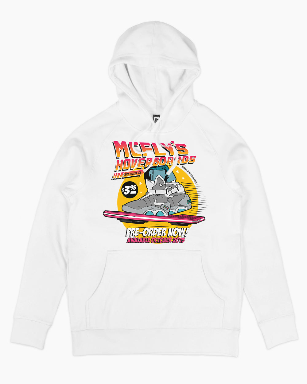 McFly's Hoverboards Hoodie Australia Online #colour_white