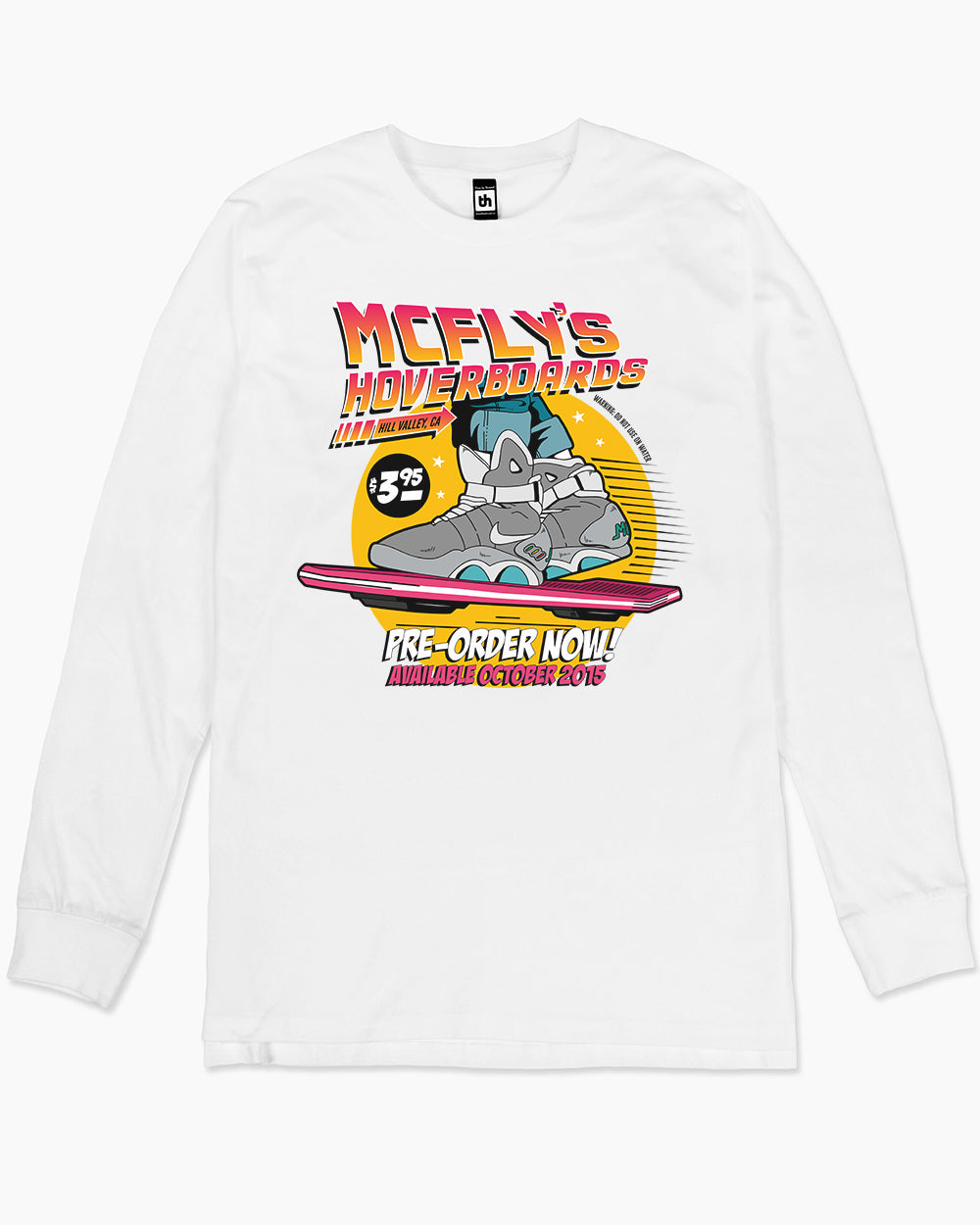 McFly's Hoverboards Long Sleeve Australia Online #colour_white