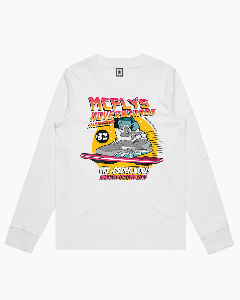 McFly's Hoverboards Long Sleeve Australia Online #colour_white