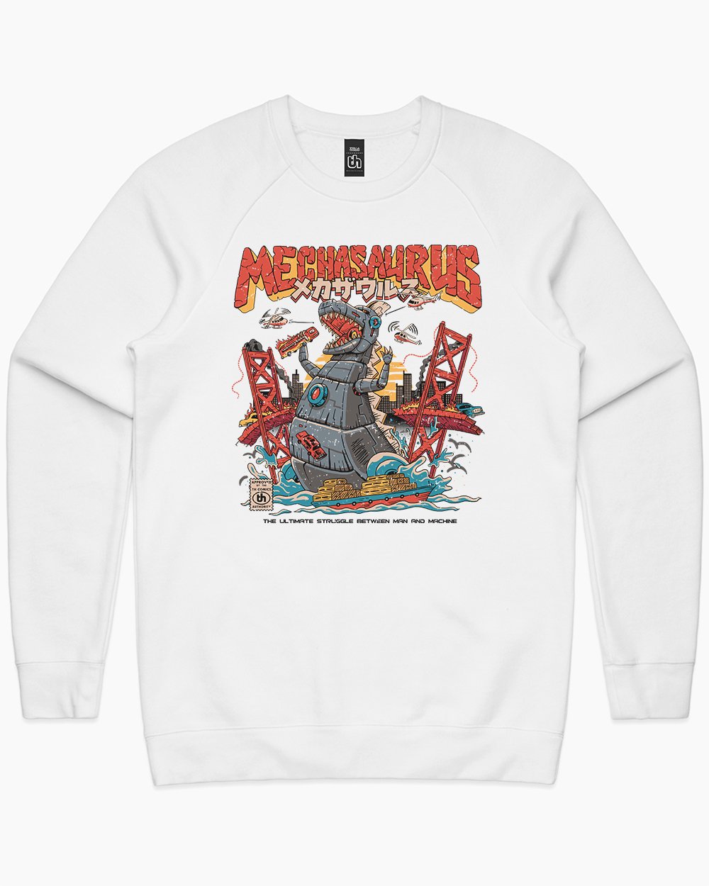 Mechasaurus Sweater Australia Online #colour_white