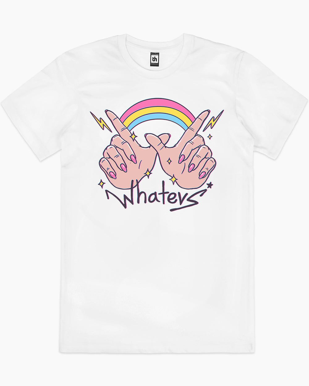 Whatevs! T-Shirt Australia Online #colour_white