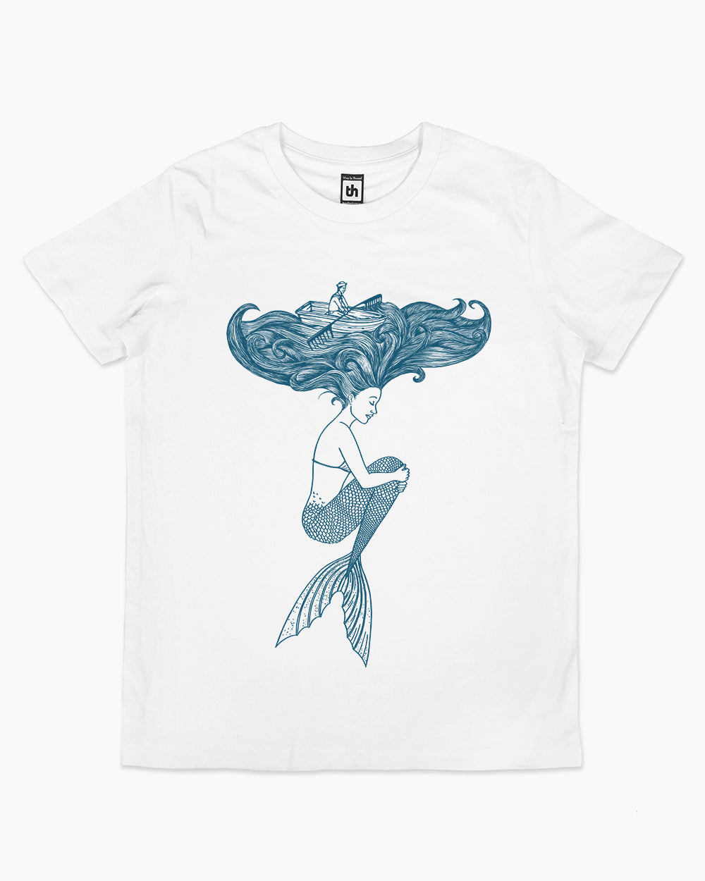 Mermaid Kids T-Shirt Australia Online #colour_white