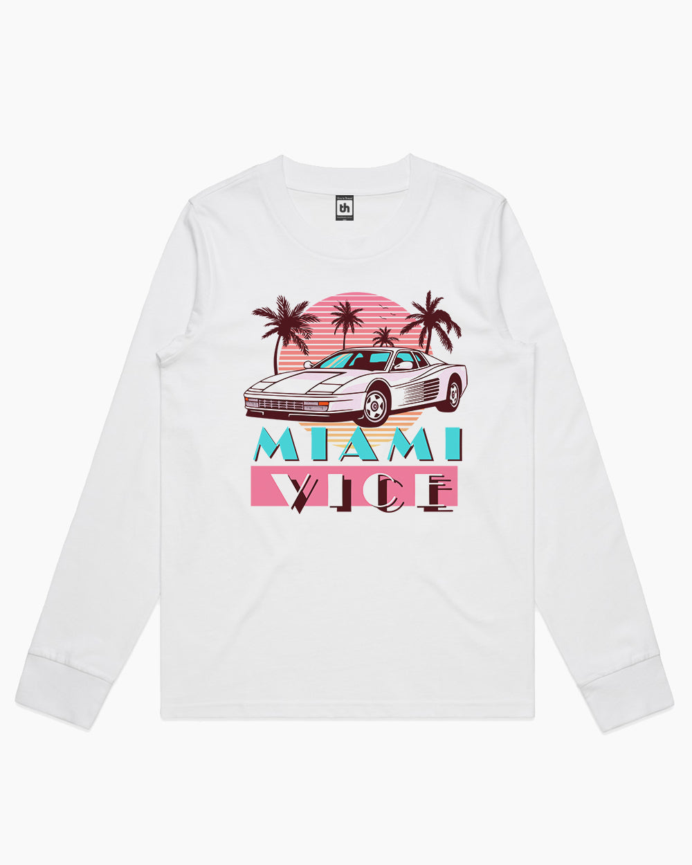 Miami Vice Long Sleeve Australia Online #colour_white