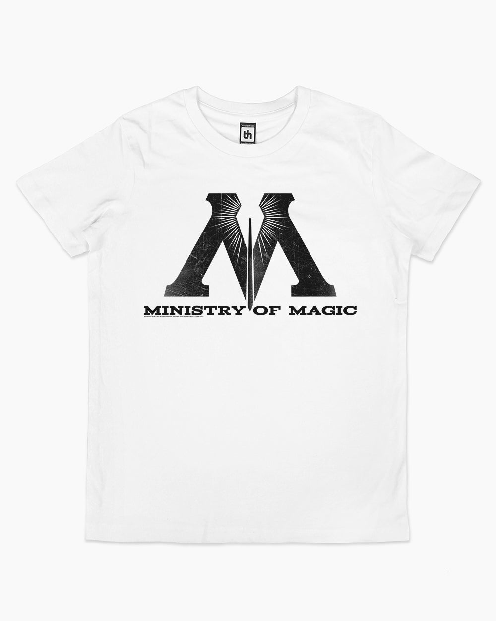 Ministry of Magic Logo Kids T-Shirt Australia Online #colour_white