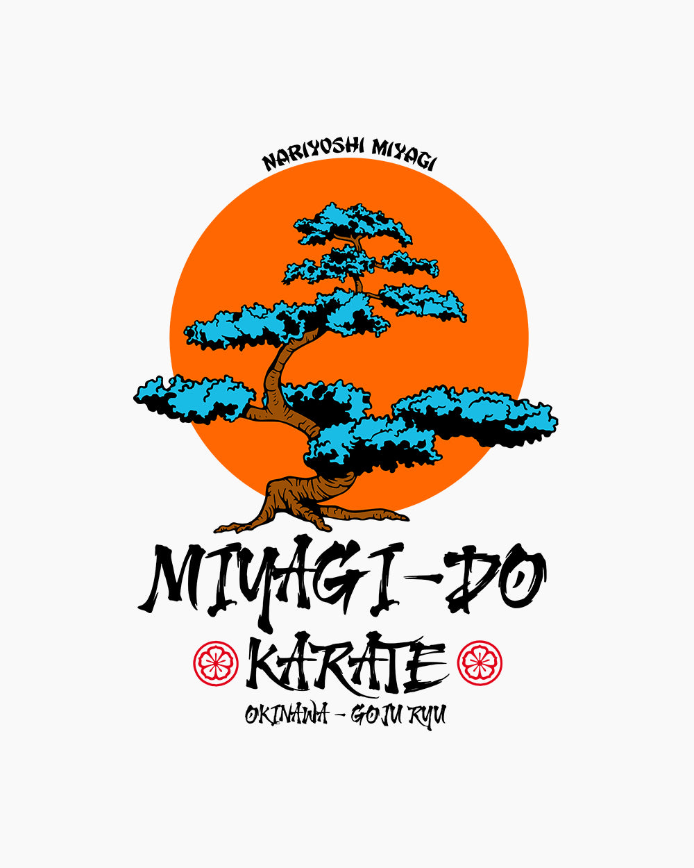 Miyagi-Do Karate Okinawa Kids T-Shirt Australia Online #colour_white
