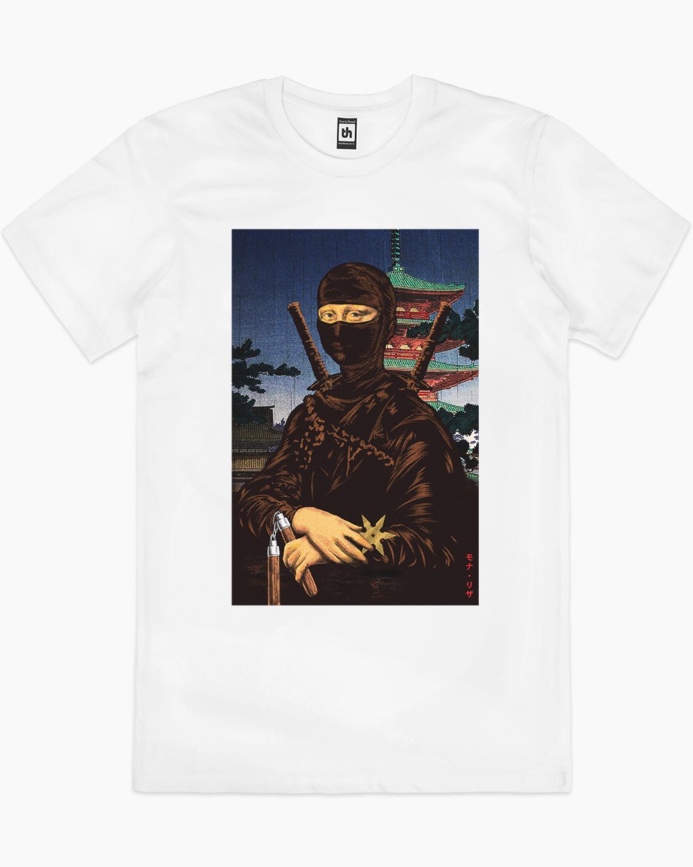 Mona Ninja T-Shirt Australia Online #colour_white