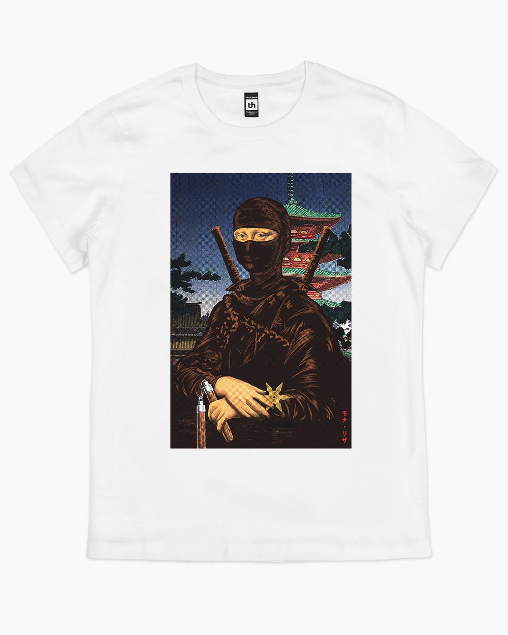 Mona Ninja T-Shirt Australia Online #colour_white