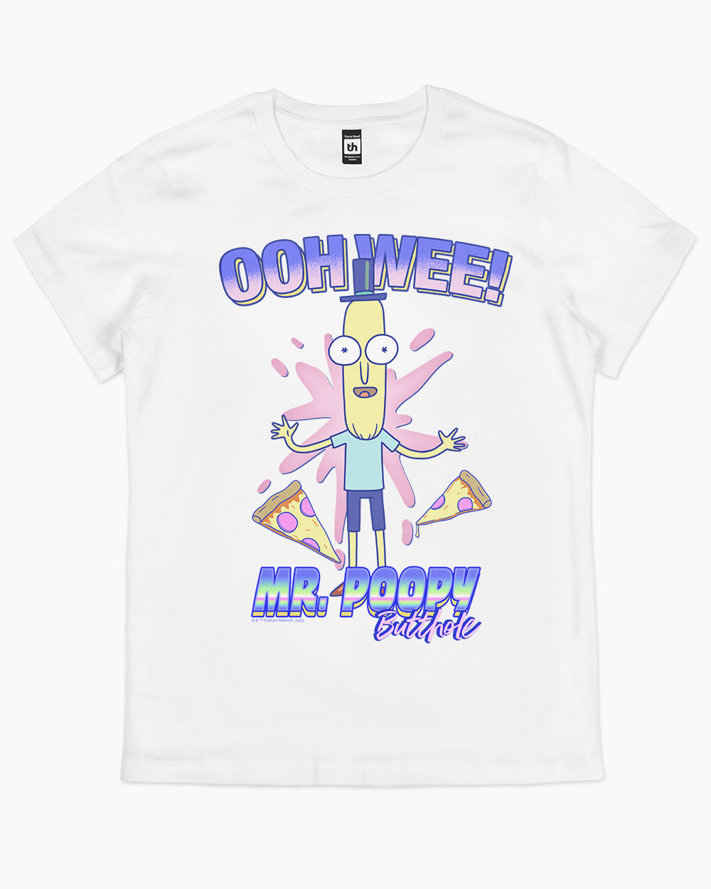 Mr Poopy Butthole T-Shirt Australia Online #colour_white