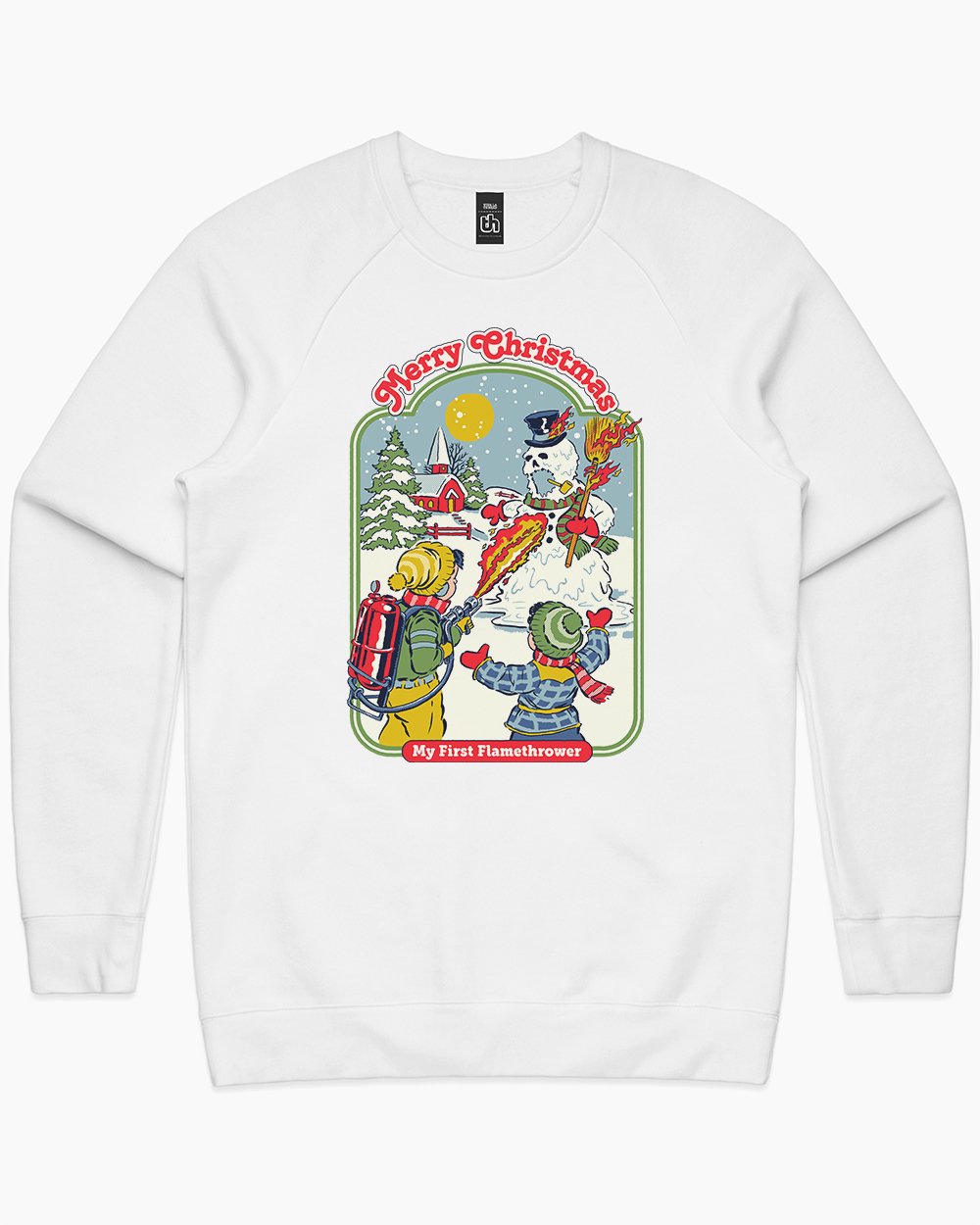 My First Flamethrower Sweater Australia Online #colour_white