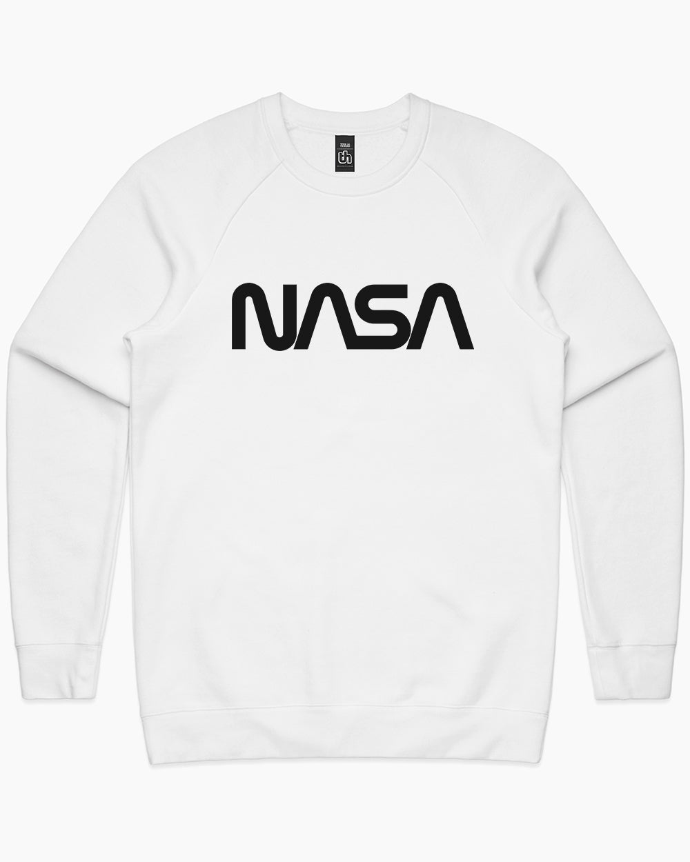 NASA Logotype Sweater Australia Online #colour_white