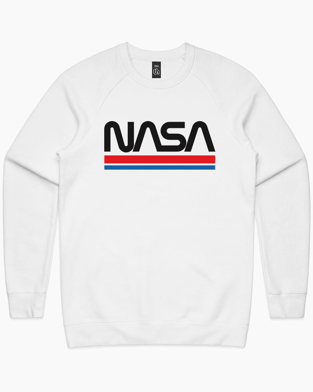 NASA Stripes Sweater Australia Online #colour_white