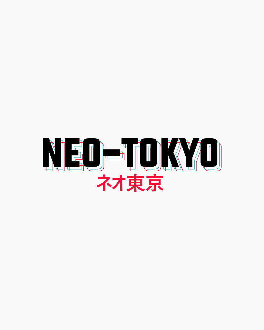 Neo-Tokyo T-Shirt Australia Online #colour_white