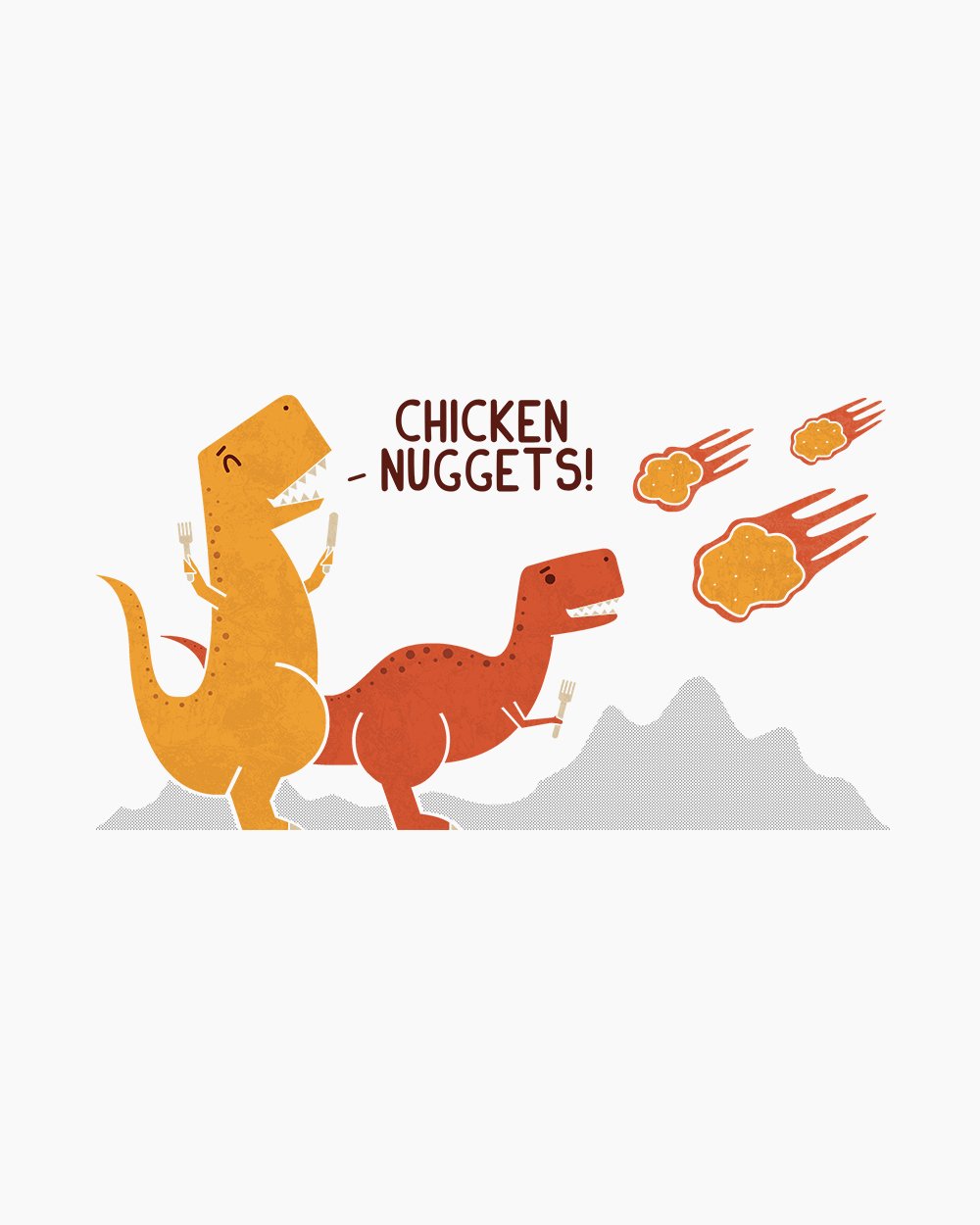 Nuggets Kids T-Shirt Australia Online #colour_white