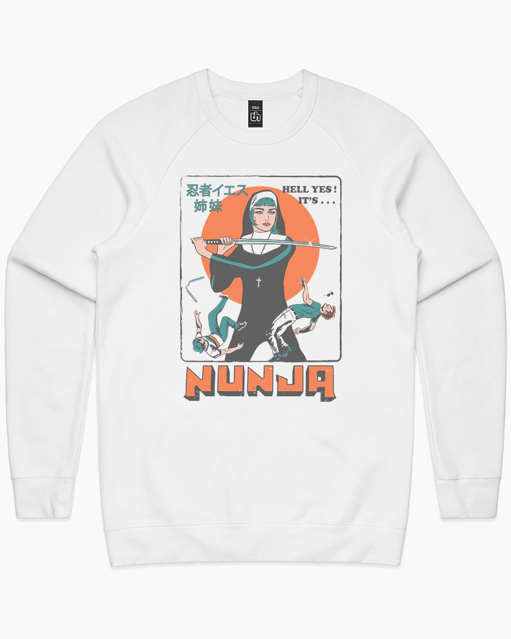 Nunja Volume 2 Sweater Australia Online #colour_white