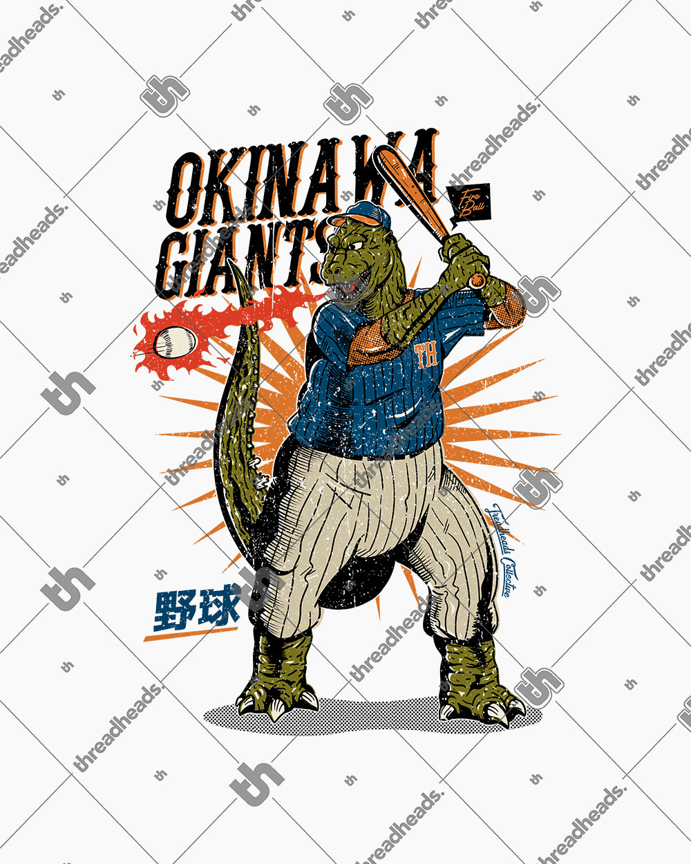 Okinawa Giants T-Shirt Australia Online #colour_white