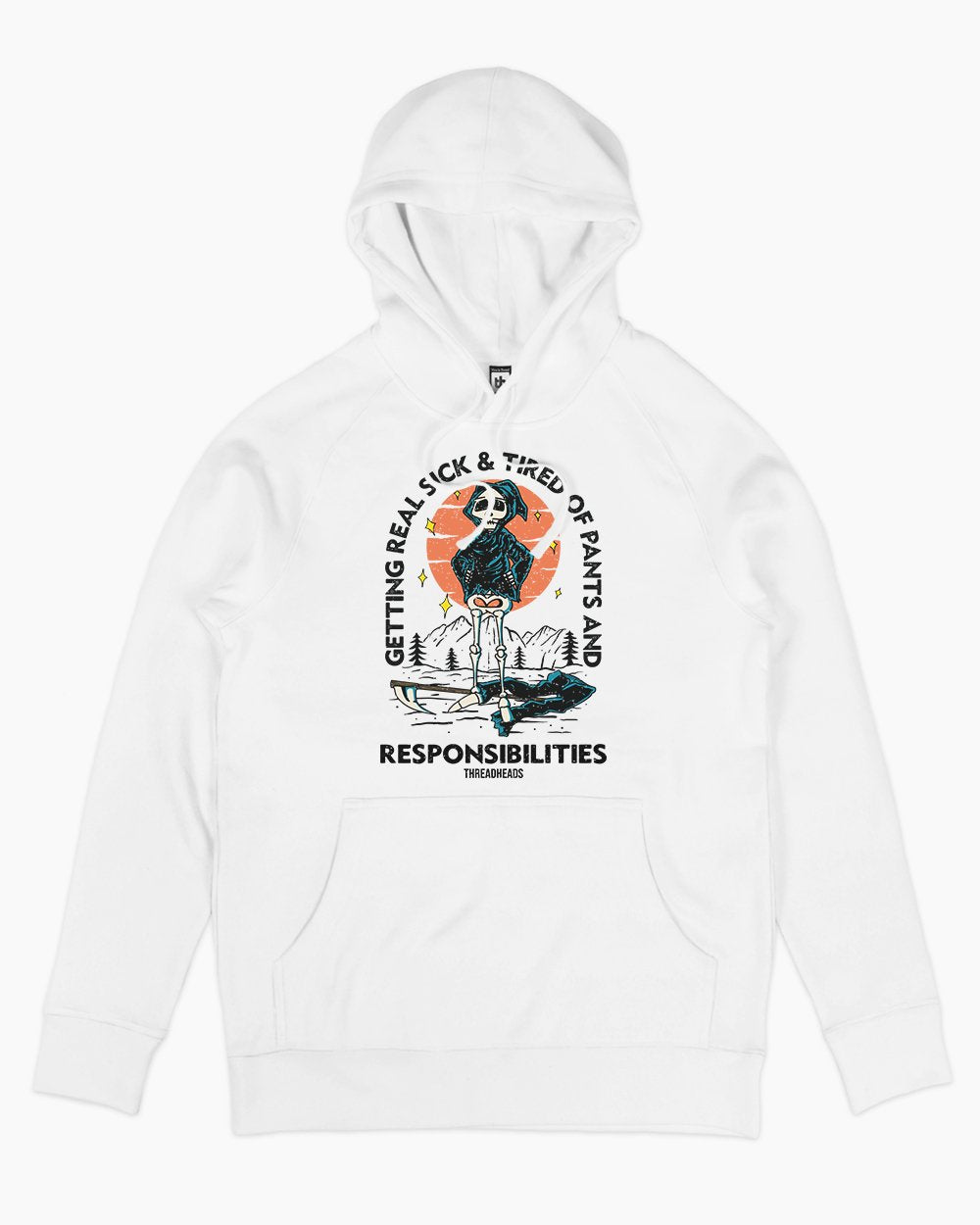 Pants and Responsibilities Hoodie Australia Online #colour_white