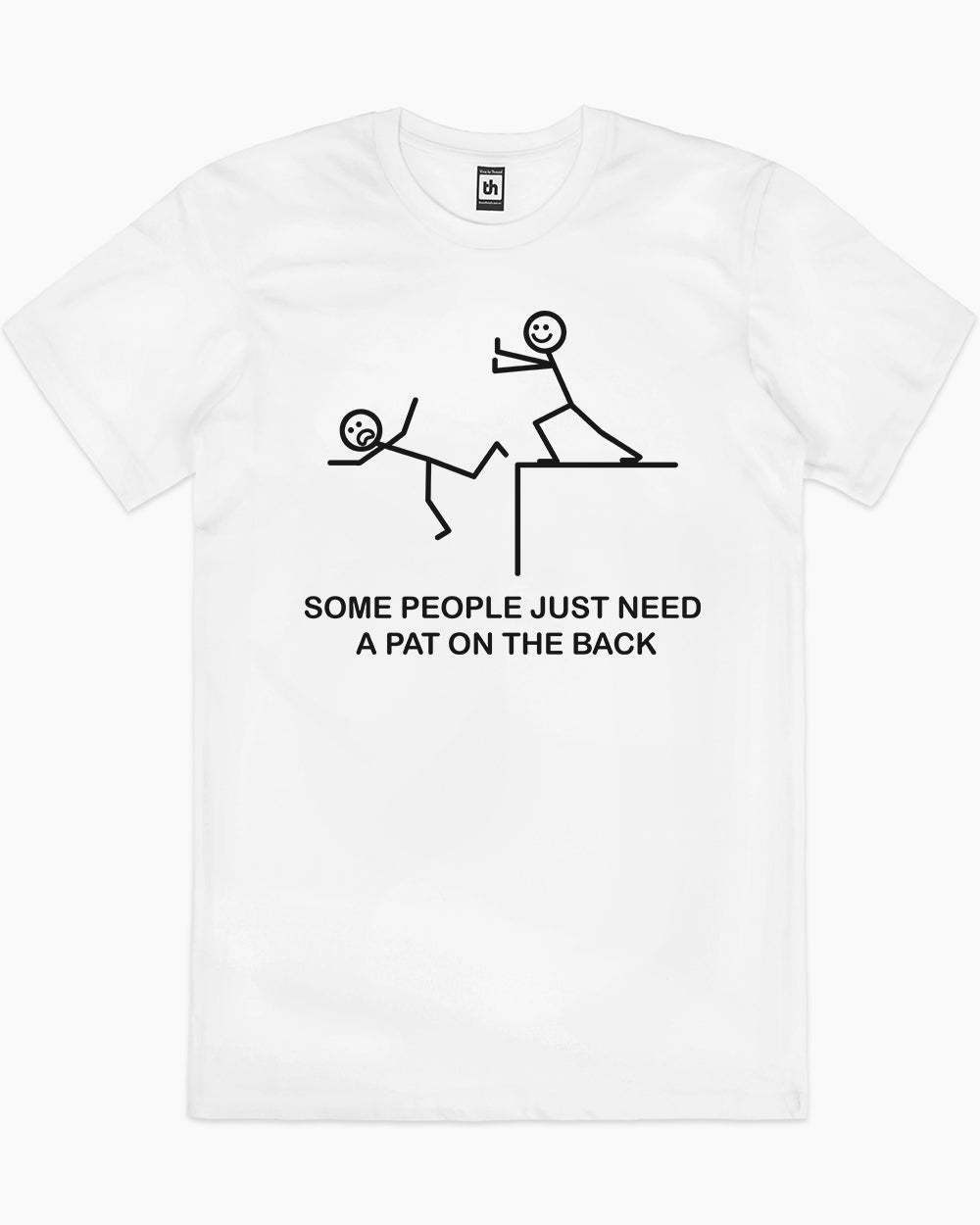 A Pat on the Back T-Shirt Australia Online #colour_white