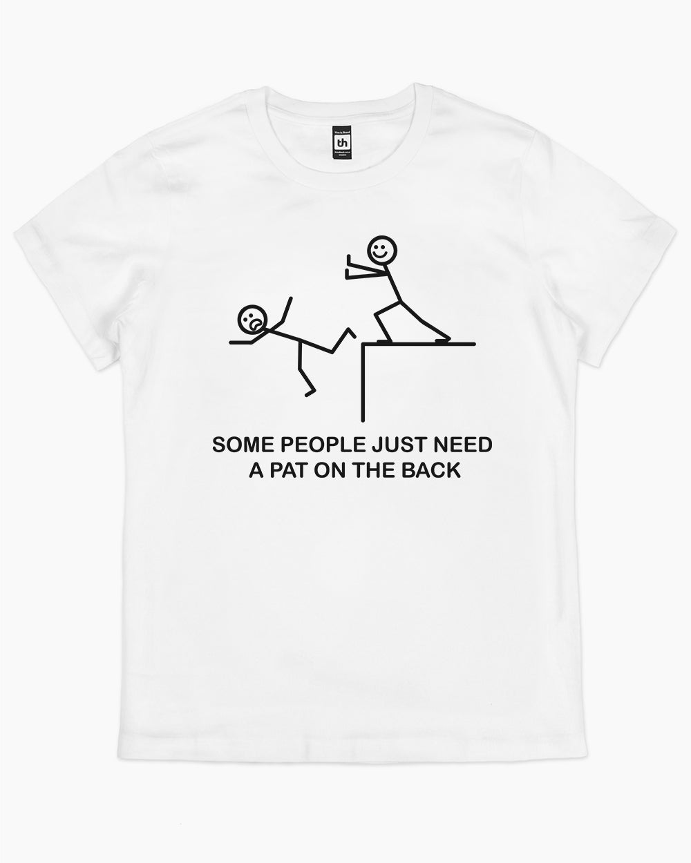 A Pat on the Back T-Shirt Australia Online #colour_white