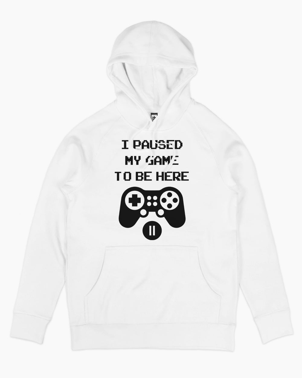 Paused My Game Hoodie Australia Online #colour_white