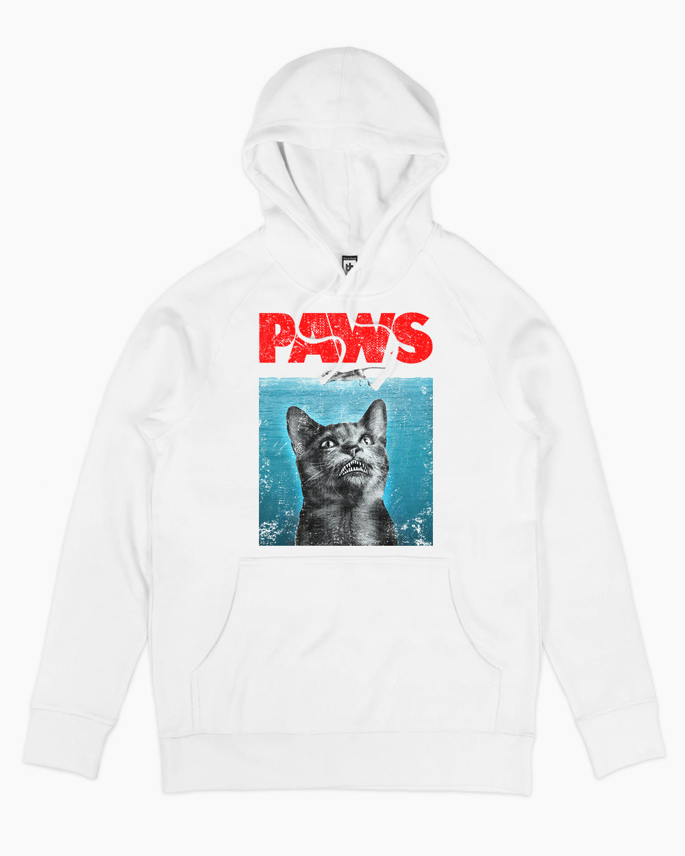 Paws Cat Hoodie Australia Online #colour_white