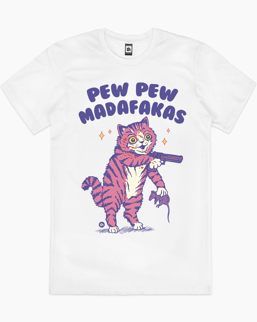Pew Pew Madafakas T-Shirt Australia Online #colour_white