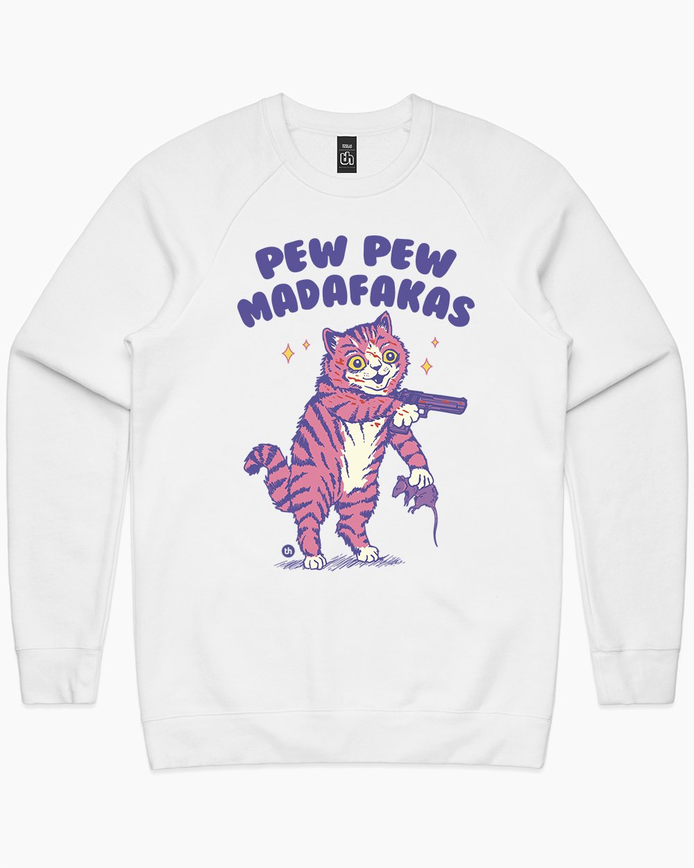 Pew Pew Madafakas Sweater Australia Online #colour_white
