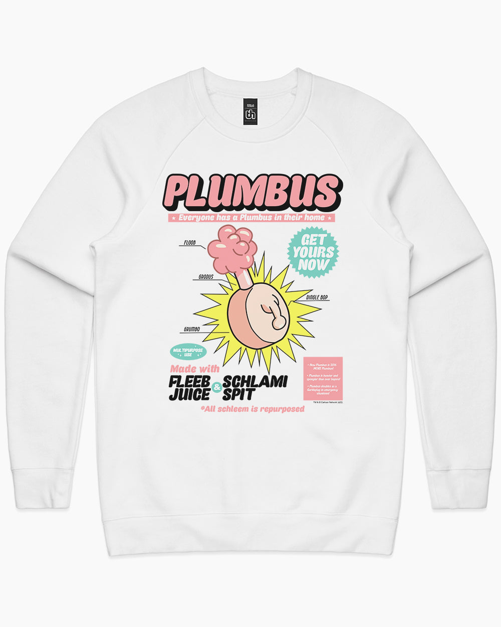 Plumbus Sweater Australia Online #colour_white