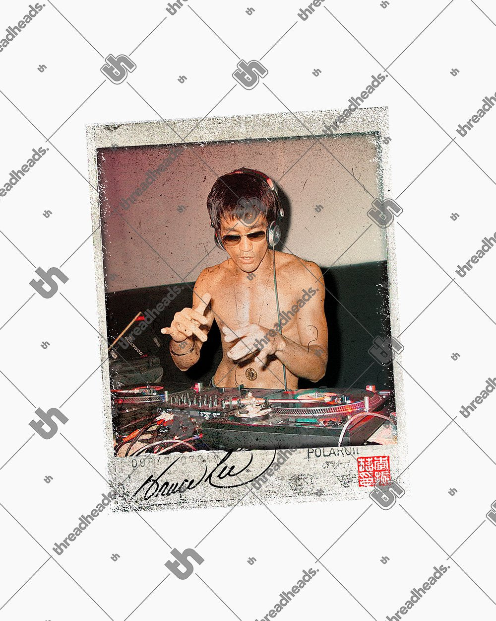 Polaroid DJ Lee Hoodie Australia Online #colour_white