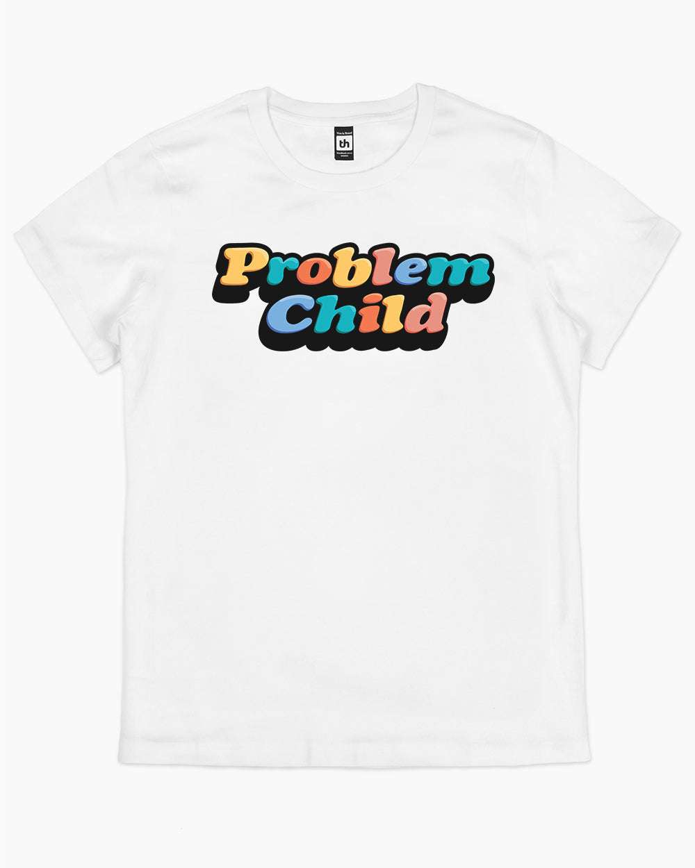 Problem Child T-Shirt Australia Online #colour_white
