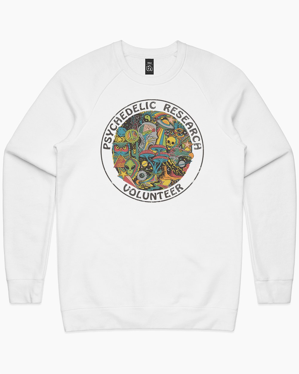 Psychedelic Research Volunteer Sweater Australia Online #colour_white