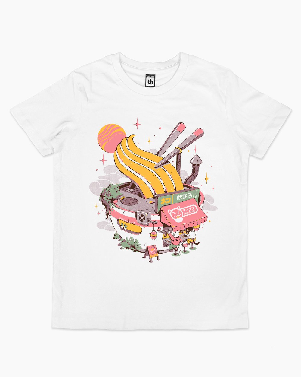 Ramen Bowl Restaurant Kids T-Shirt Australia Online #colour_white