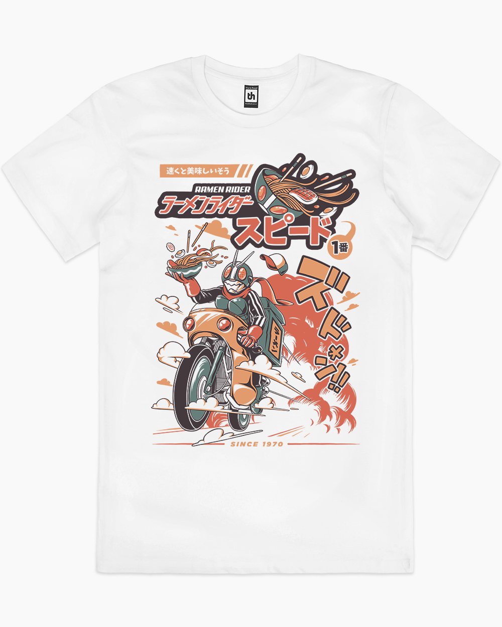 Ramen Rider T-Shirt Australia Online #colour_white