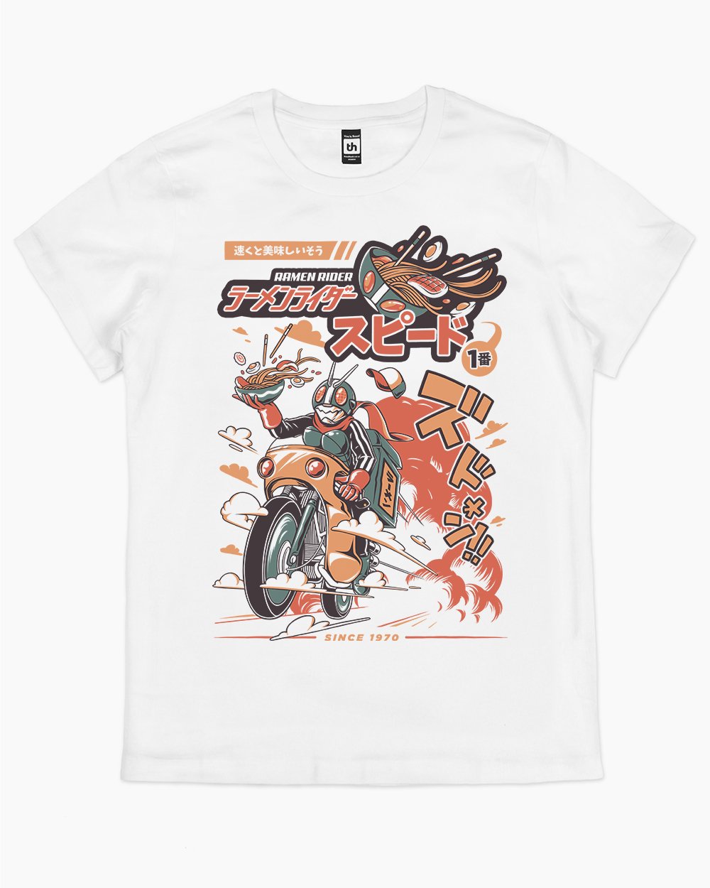 Ramen Rider T-Shirt Australia Online #colour_white