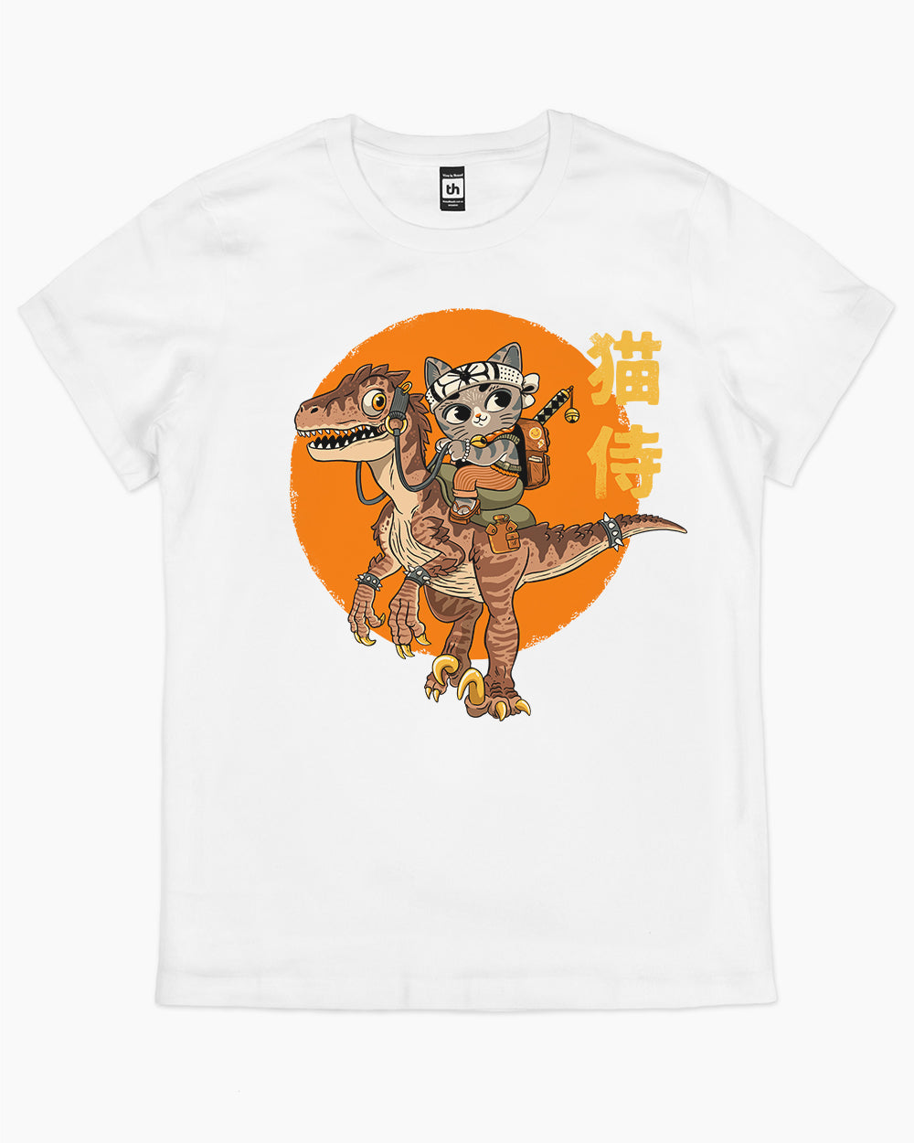 Raptor Samurai Rider T-Shirt Australia Online #colour_white