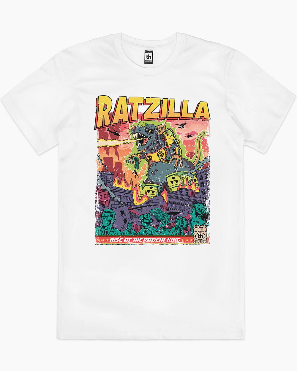Ratzilla T-Shirt Australia Online #colour_white