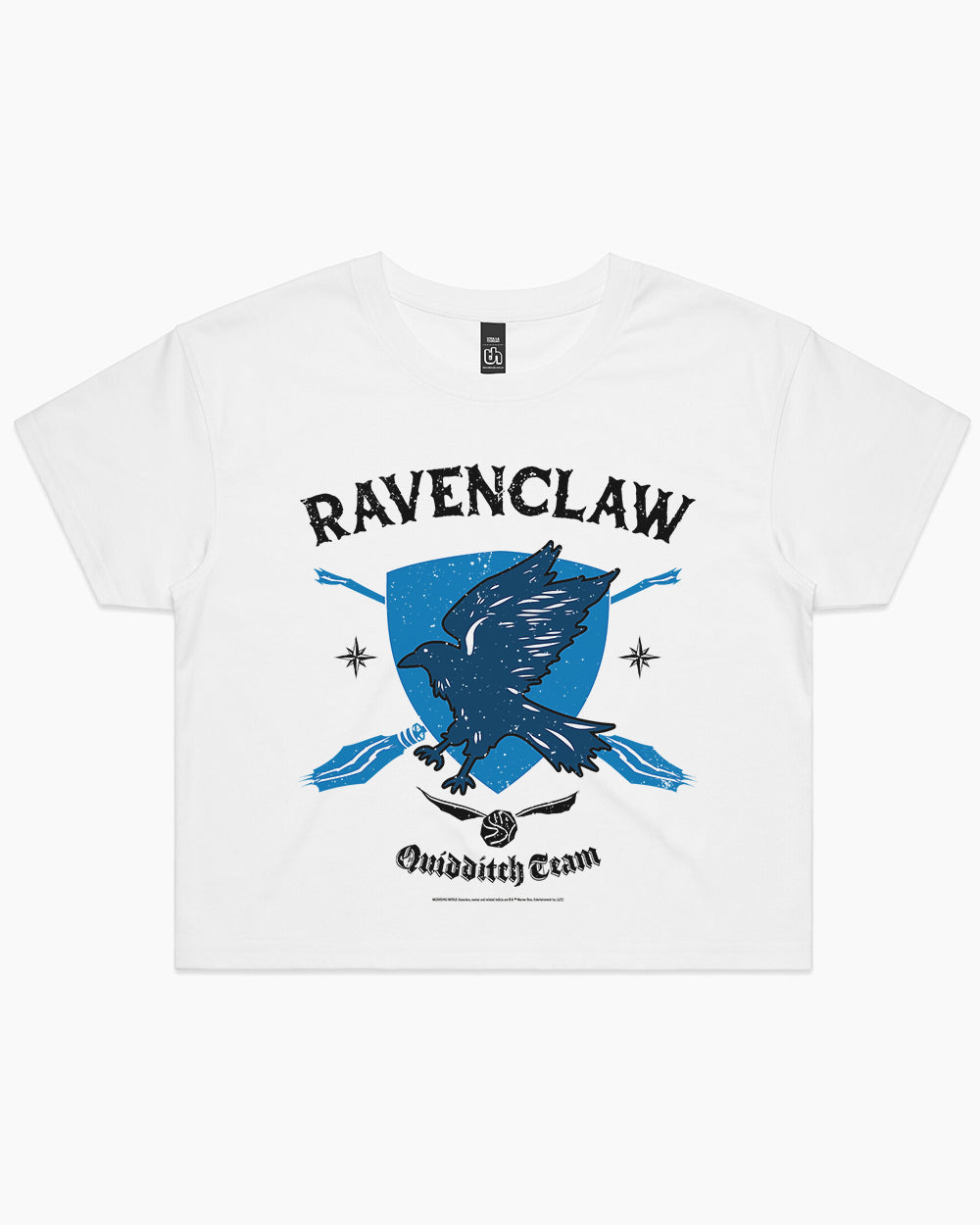 Ravenclaw Quidditch Team Crop Tee Australia Online #colour_white