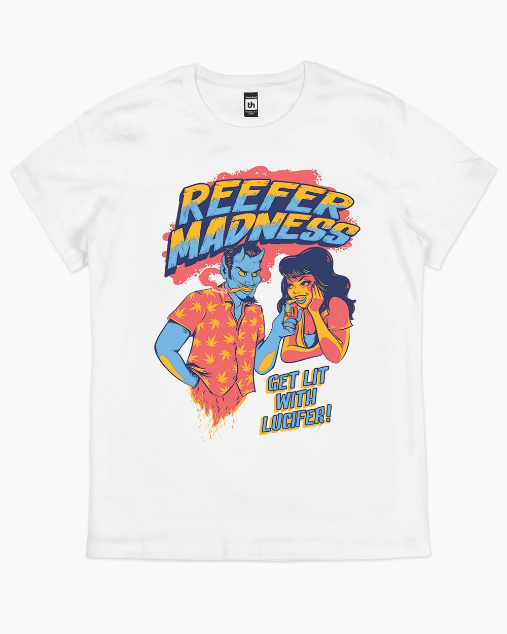 Reefer Madness T-Shirt Australia Online #colour_white