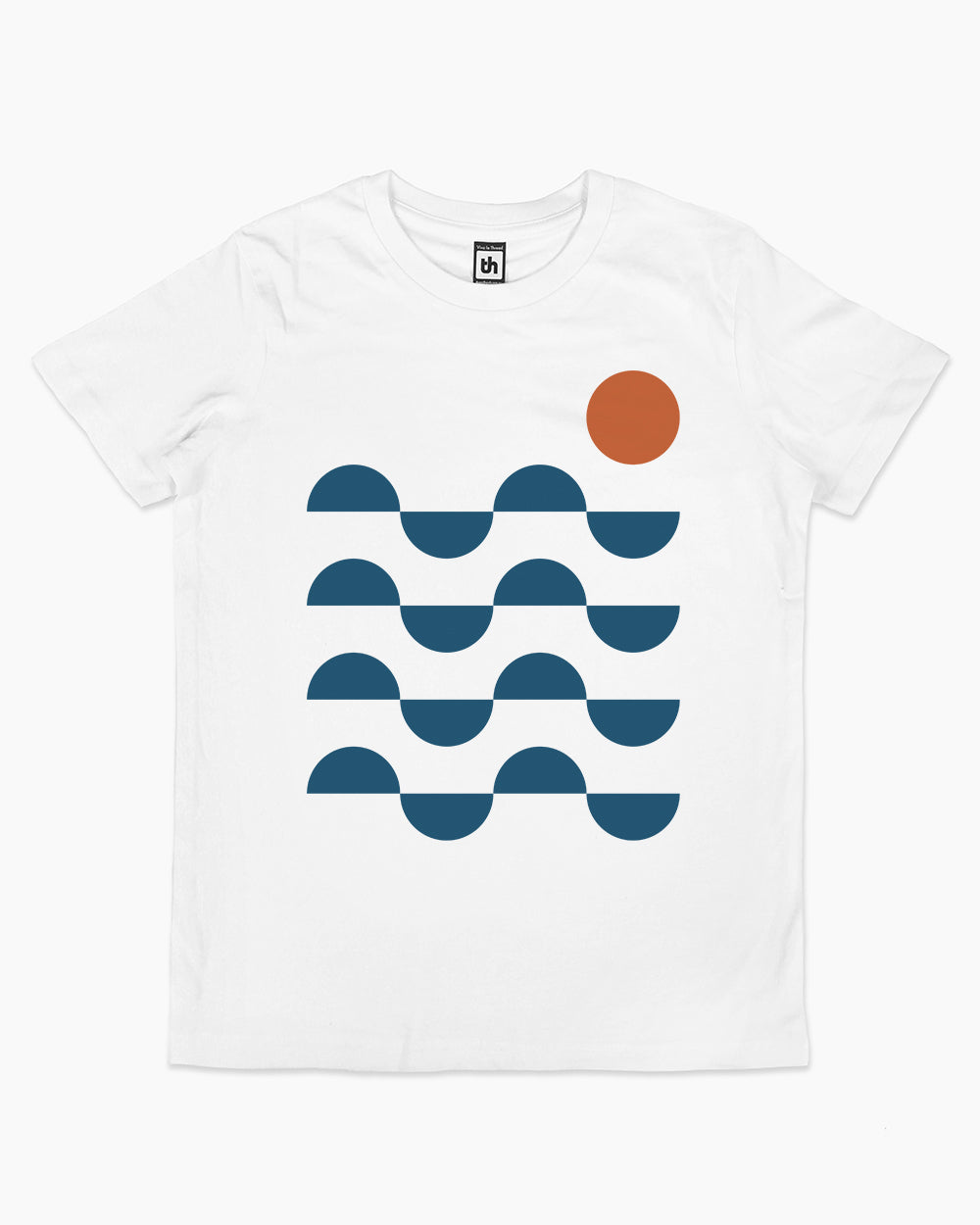 Regular Waves Kids T-Shirt Australia Online #colour_white