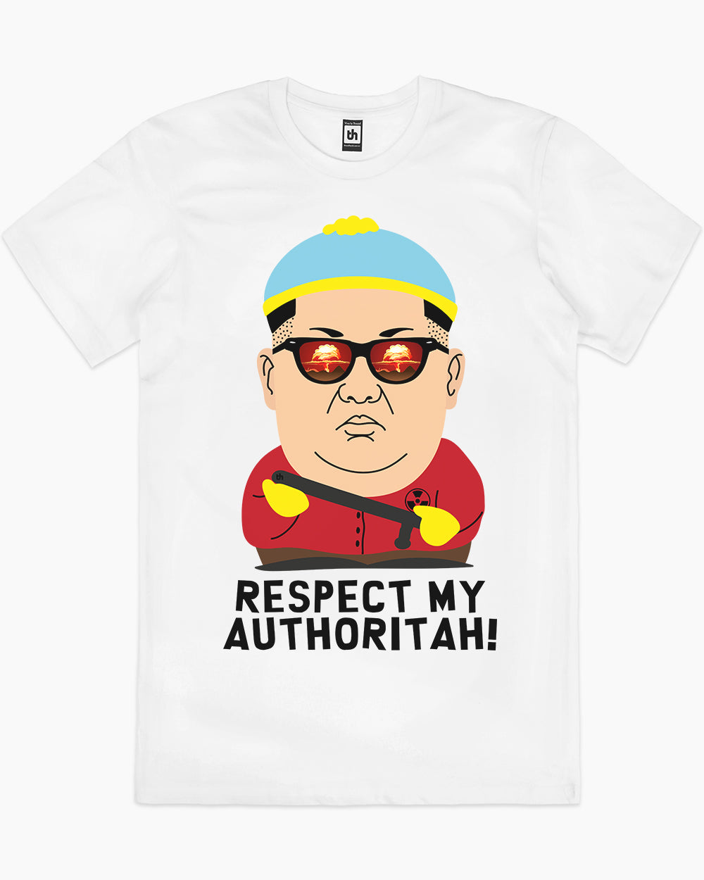 Respect My Authoritah T-Shirt Australia Online #colour_white
