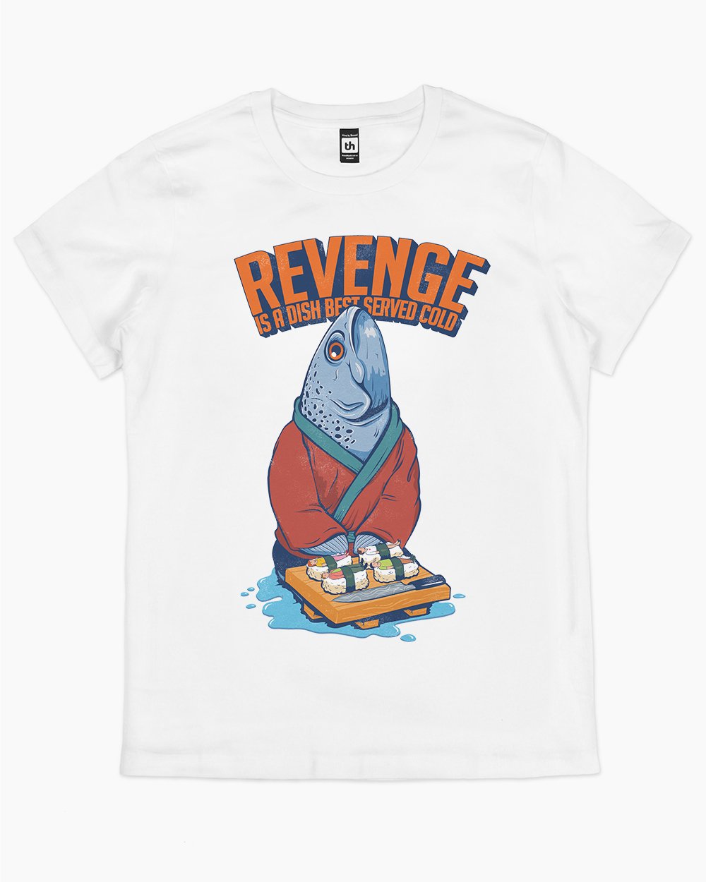 Revenge of the Sushi T-Shirt Australia Online #colour_white