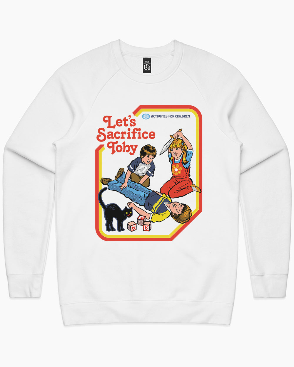 Let's Sacrifice Toby Sweater Australia Online #colour_white