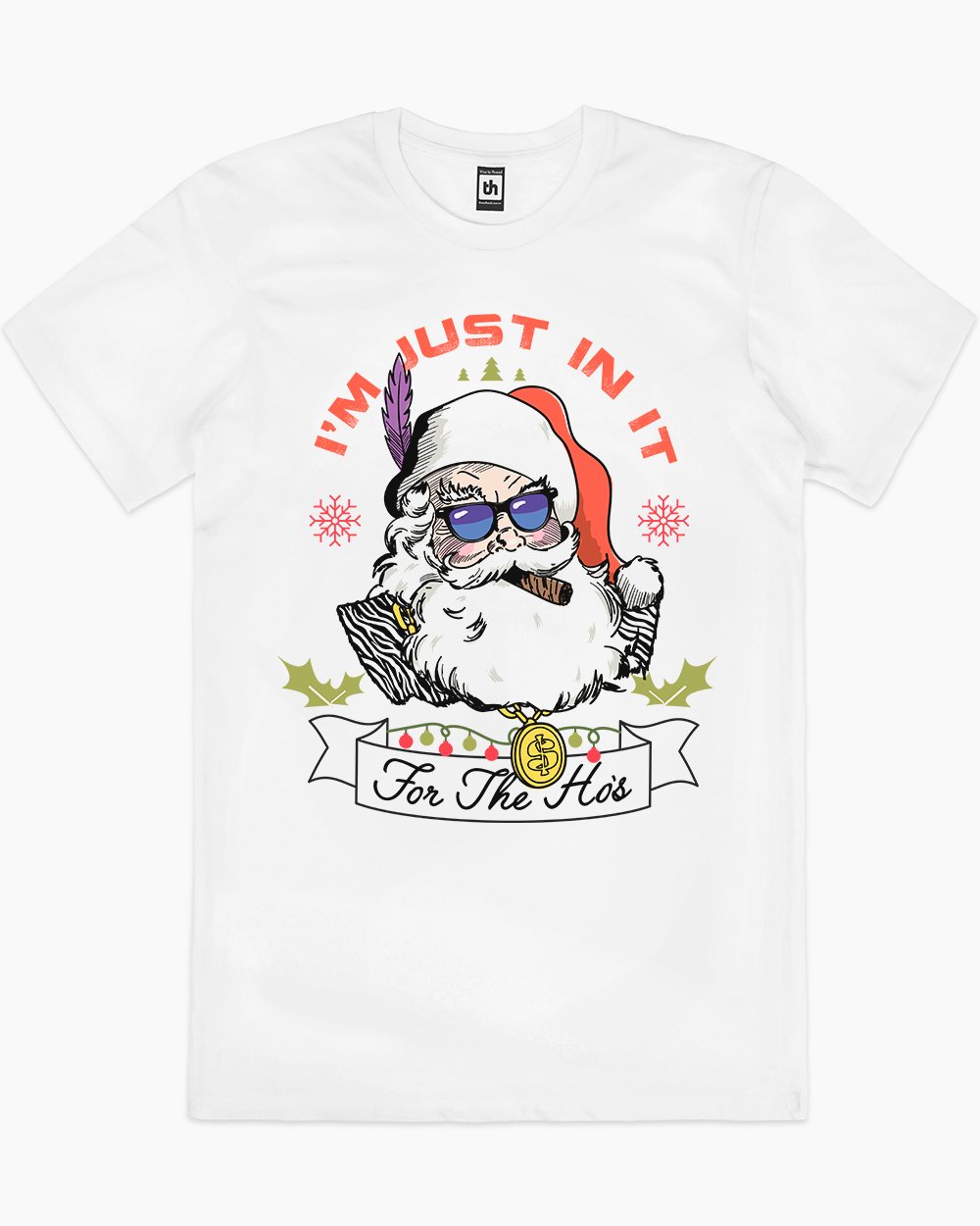 In It for the Ho's T-Shirt Australia Online #colour_white
