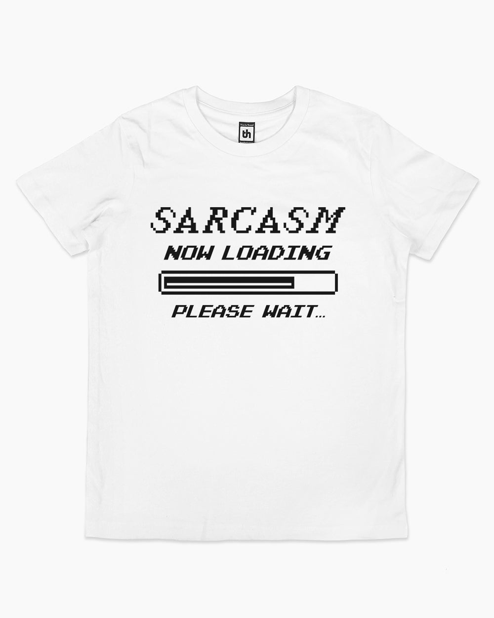 Sarcasm Loading Kids T-Shirt Australia Online #colour_white