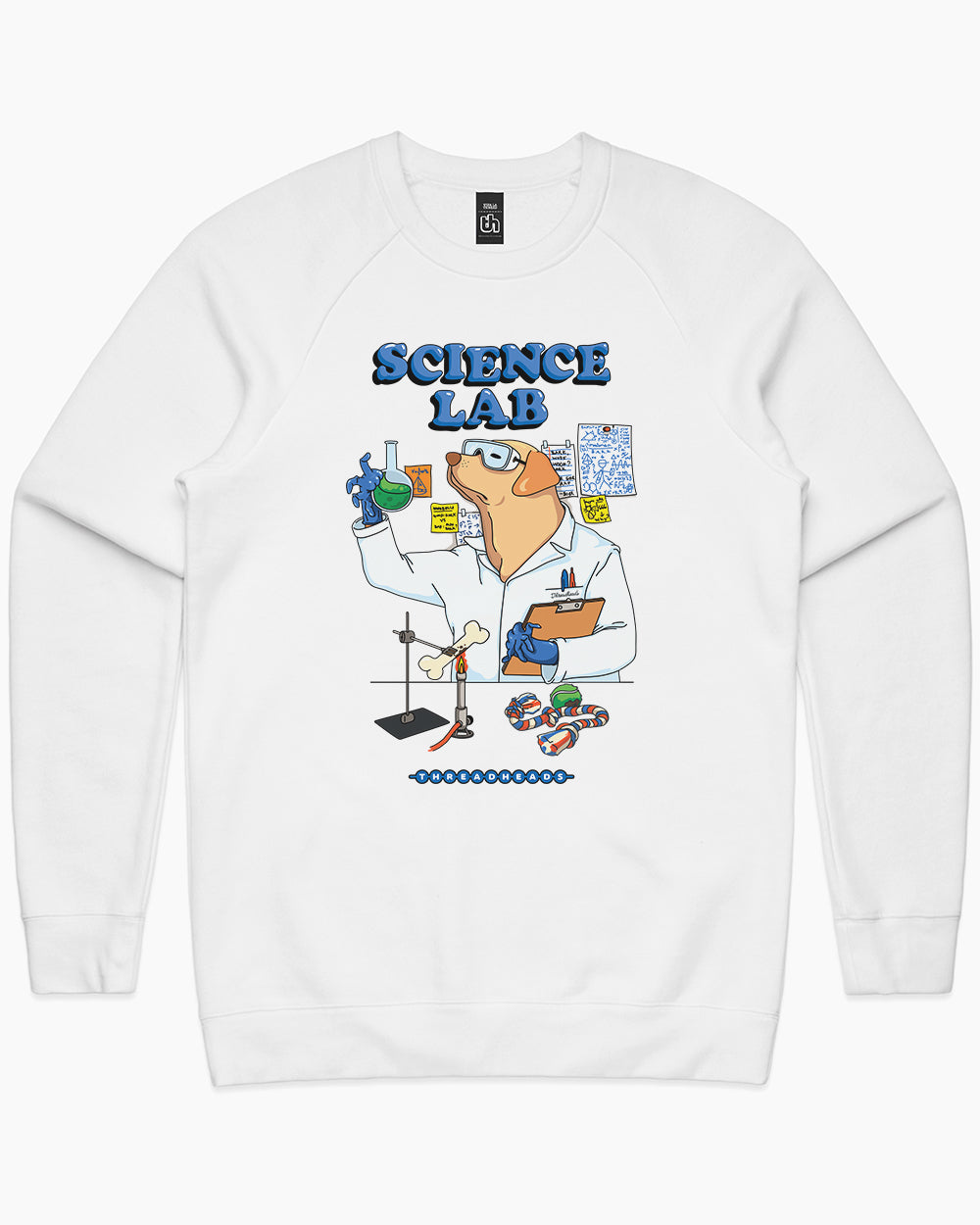 Science Lab Sweater Australia Online #colour_white