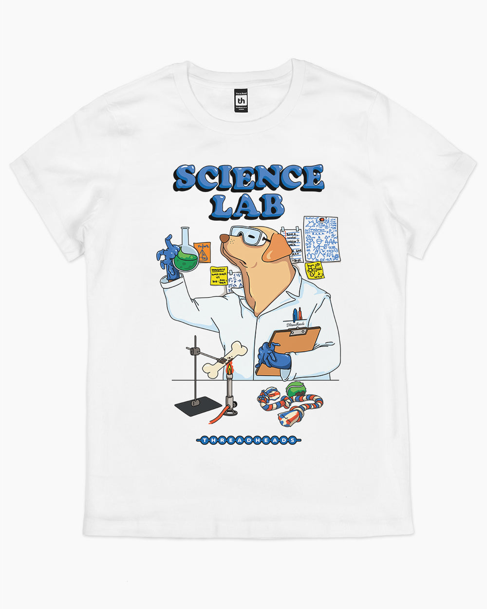 Science Lab T-Shirt Australia Online #colour_white