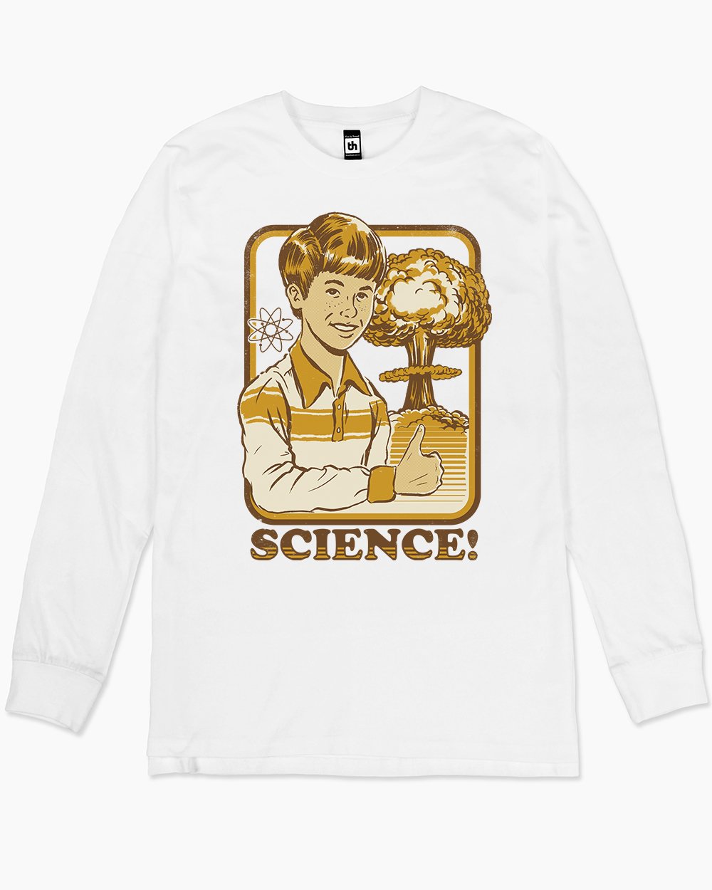 Science! Long Sleeve Australia Online #colour_white
