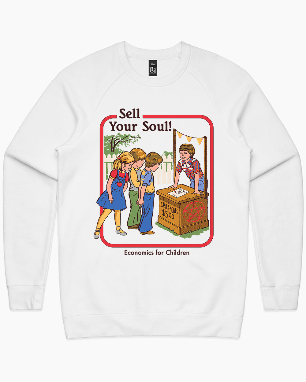Sell Your Soul Sweater Australia Online #colour_white