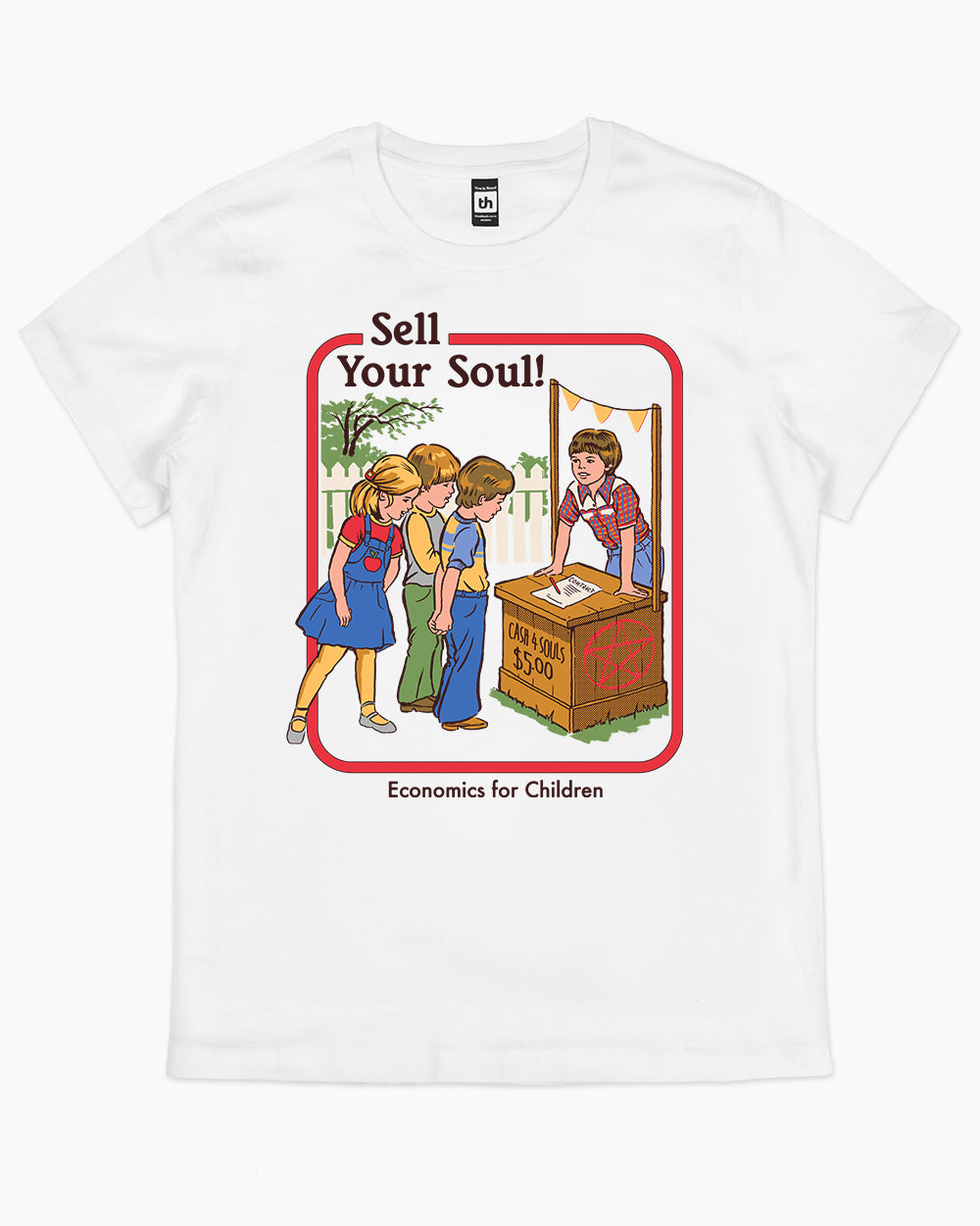 Sell Your Soul T-Shirt Australia Online #colour_white